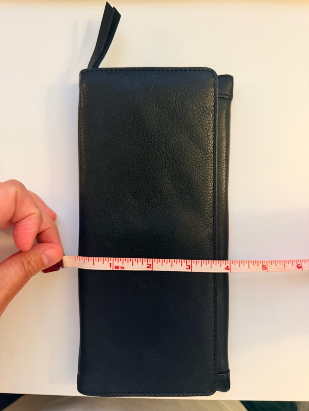 Latico Leathers Genuine Cow Hide Leather Black Bi-fold Wallet EUC - Picture 9 of 10